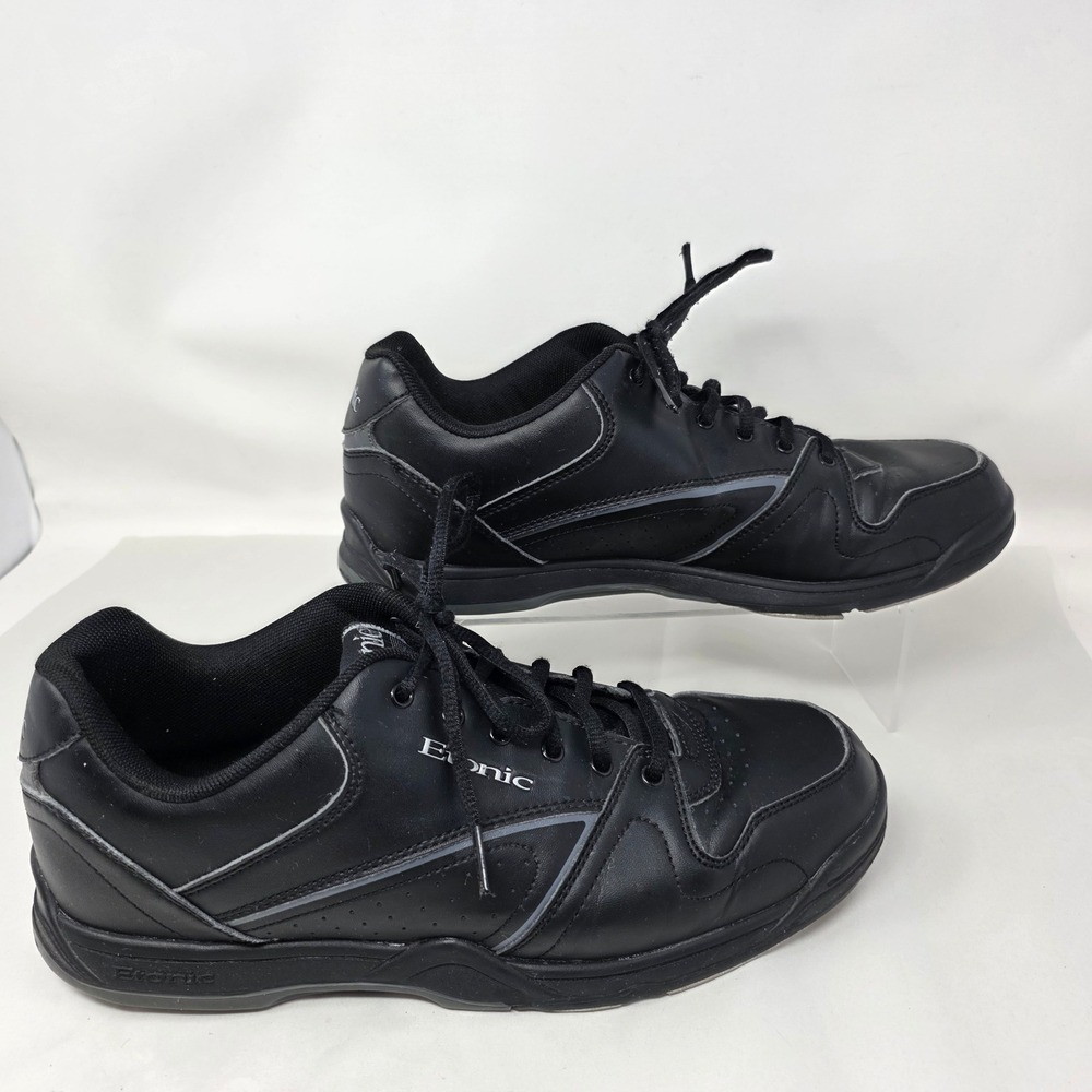Etonic Bionic Bowling Shoes Mens 10.5 EBMD110-1 Black Slide Zone Good